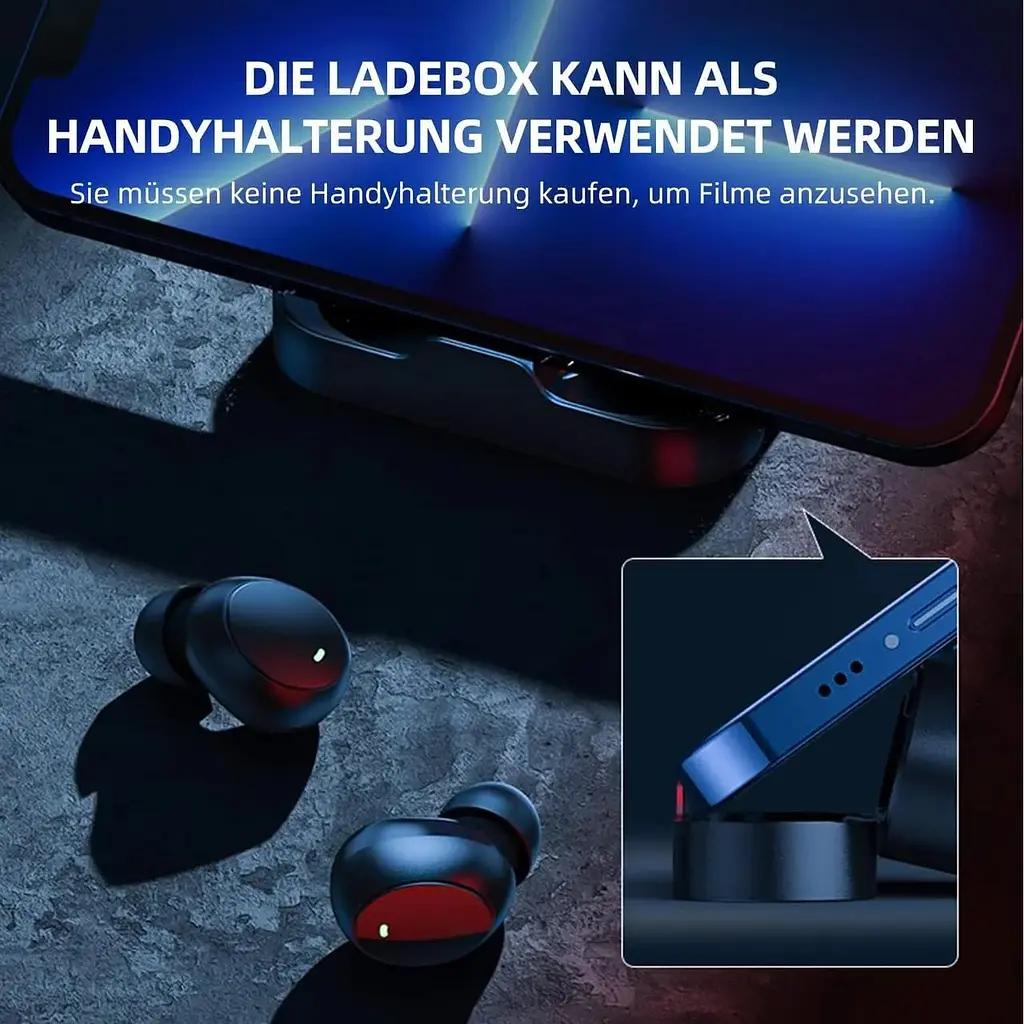 Бездротові навушники Bluetooth з мікрофоном і сенсорним керуванням - фото 6