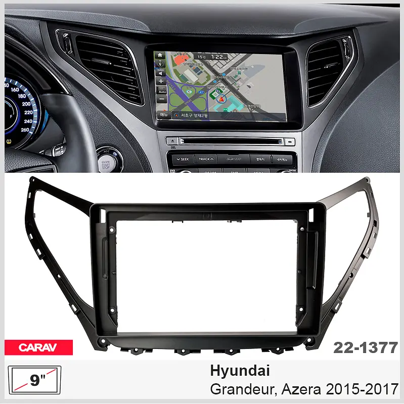 Перехідна рамка Hyundai Grandeur, Azera Carav 22-1377 - фото 5