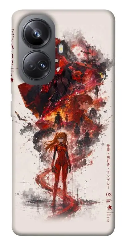 TPU чохол Demsky Red eclipse для Realme 10 Pro+