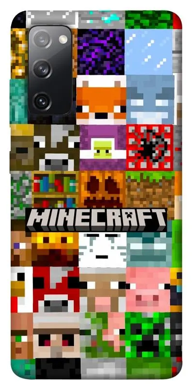 TPU чохол Demsky Minecraft collage для Samsung Galaxy S20 FE