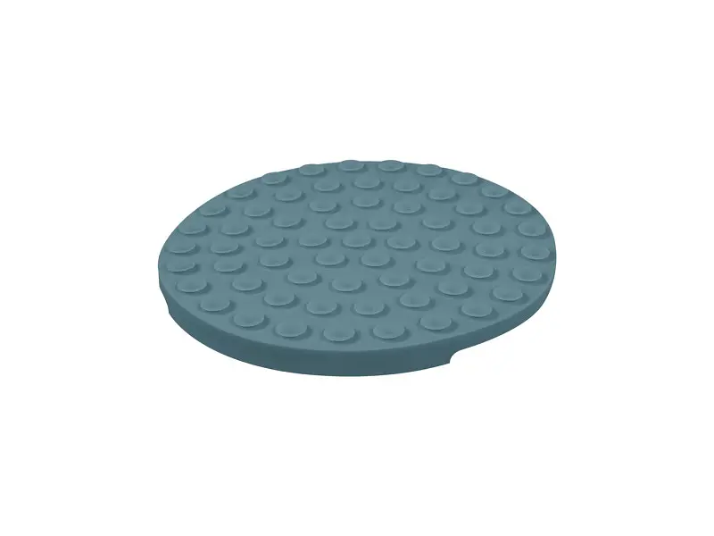 Універсальний посуд для тварин WAUDOG Silicone Килимок для злизування 21х21х3 см сірий (235011) - фото 5