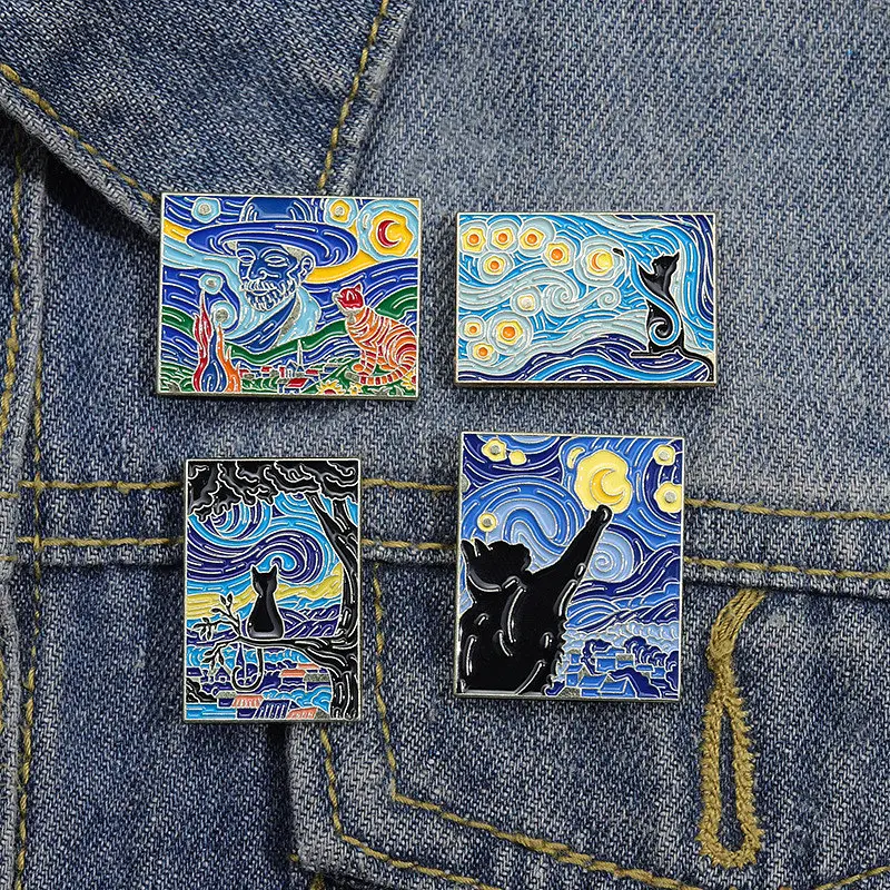 Значок Вінсент Ван Гог Vincent Van Gogh 3 см P VVG 02 - фото 2