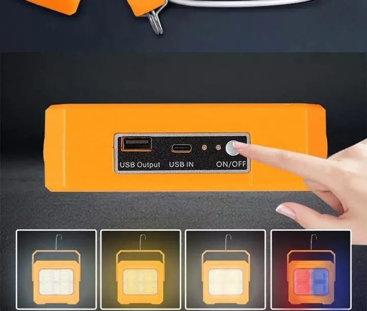 Переносний ліхтар із сонячною панеллю Voltronic C096+Solar - фото 6
