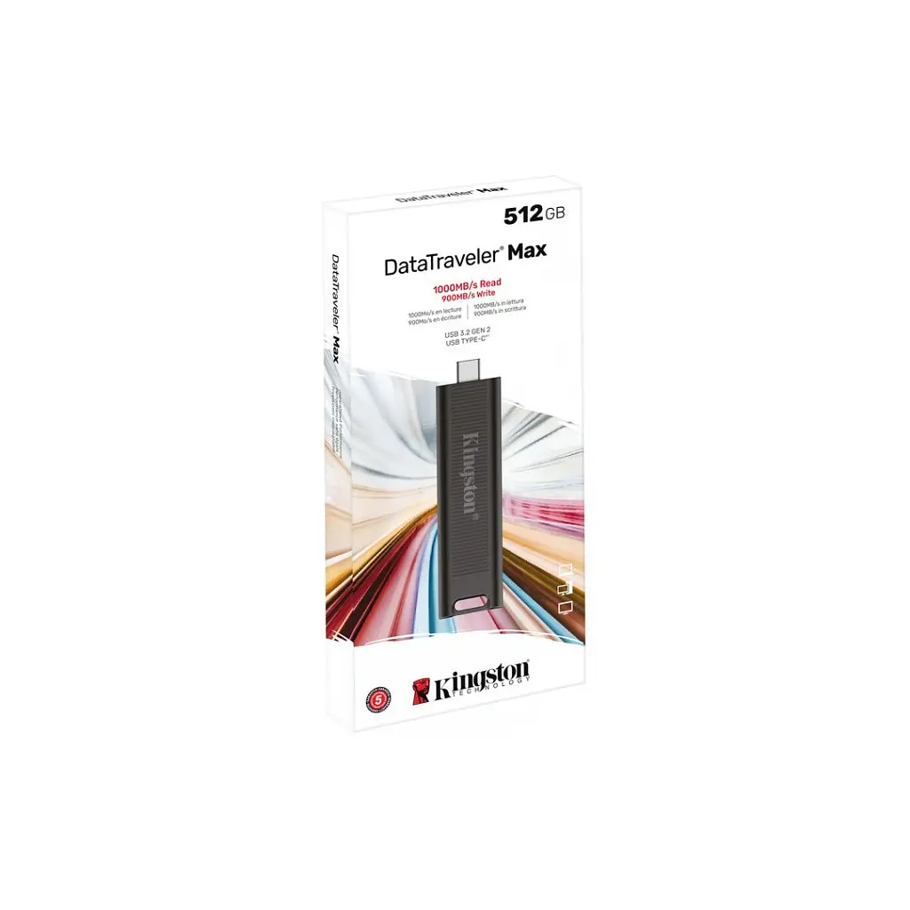 USB флеш накопитель Kingston 512GB DataTraveler Max USB 3.2 Type-C (DTMAX/512GB) - фото 8