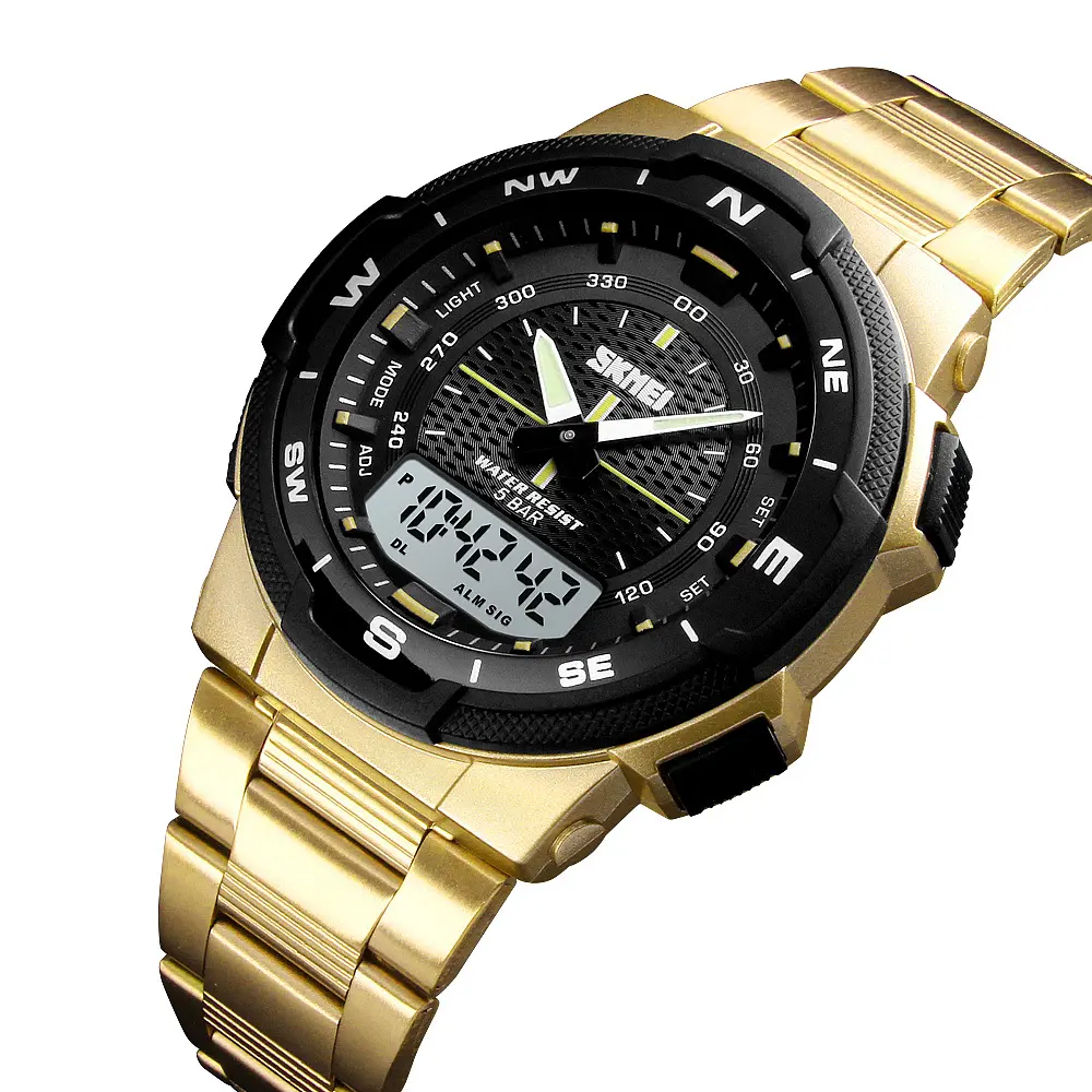 Наручные часы мужские 1370GD Gold Skmei acs0030787 - фото 2