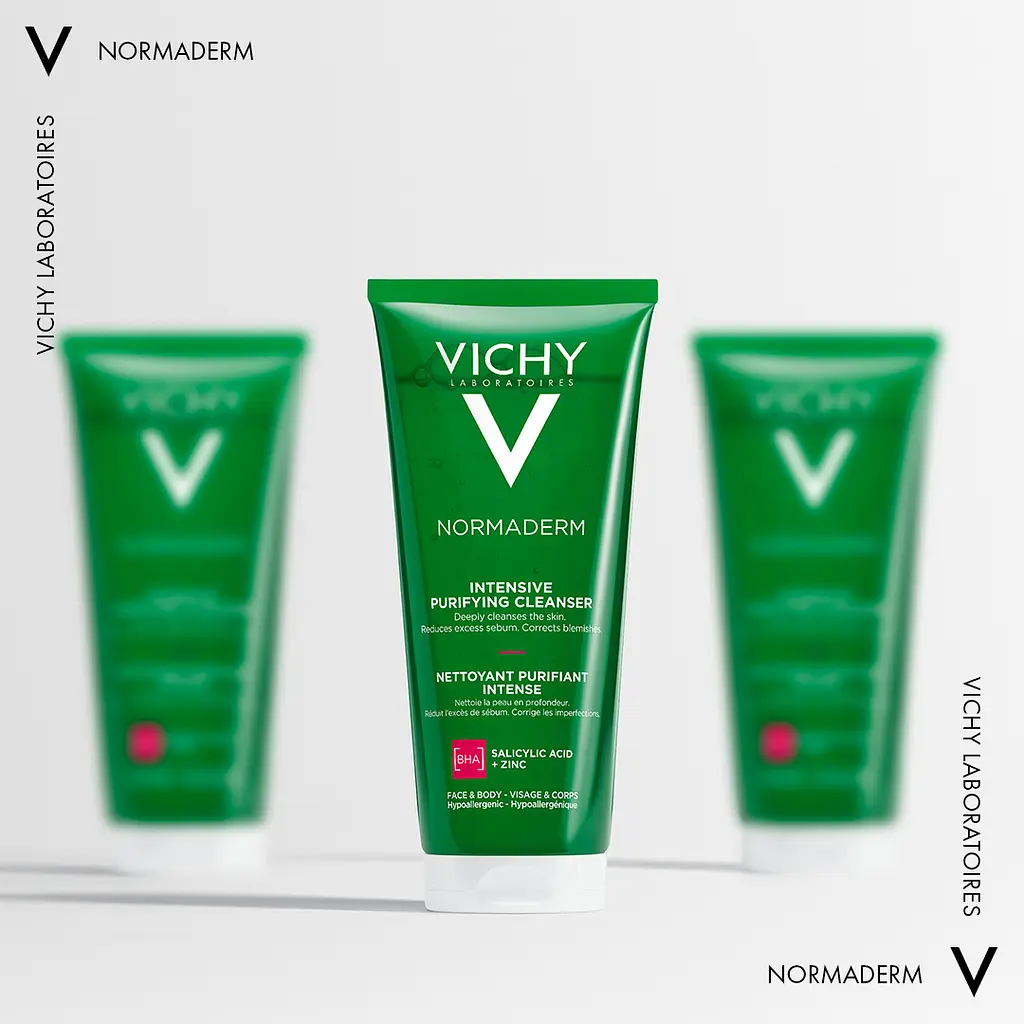 Гель для глибокого очищення Vichy Normaderm жирної схильної до недоліків шкіри обличчя та тіла 200 мл - фото 9
