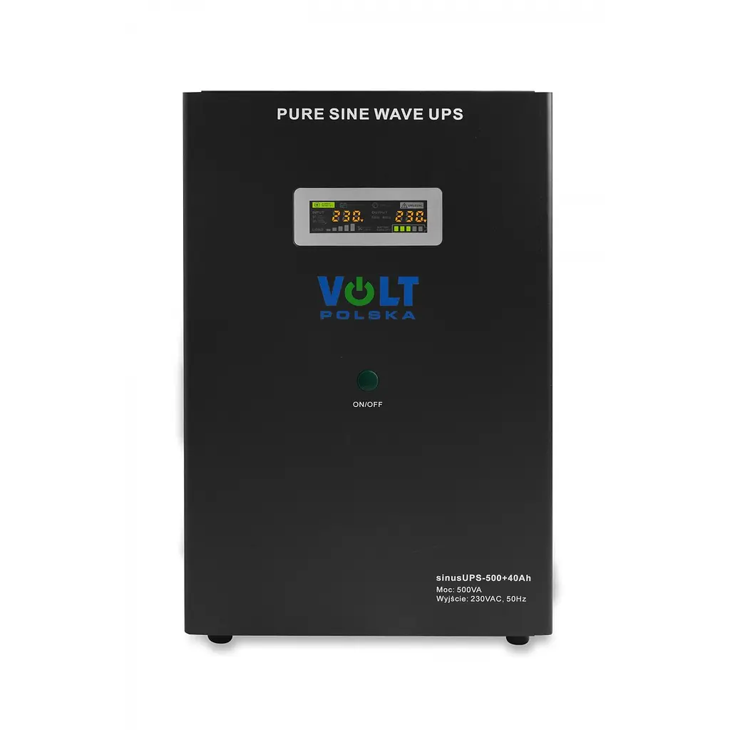 ИБП Преобразователь напряжения Volt Polska SINUS UPS 500 + AKU 40Ah (300/500W) - фото 2