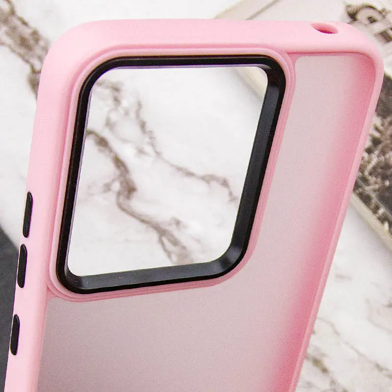 Чохол TPU+PC Lyon Frosted для Xiaomi Redmi 12C Pink - фото 5