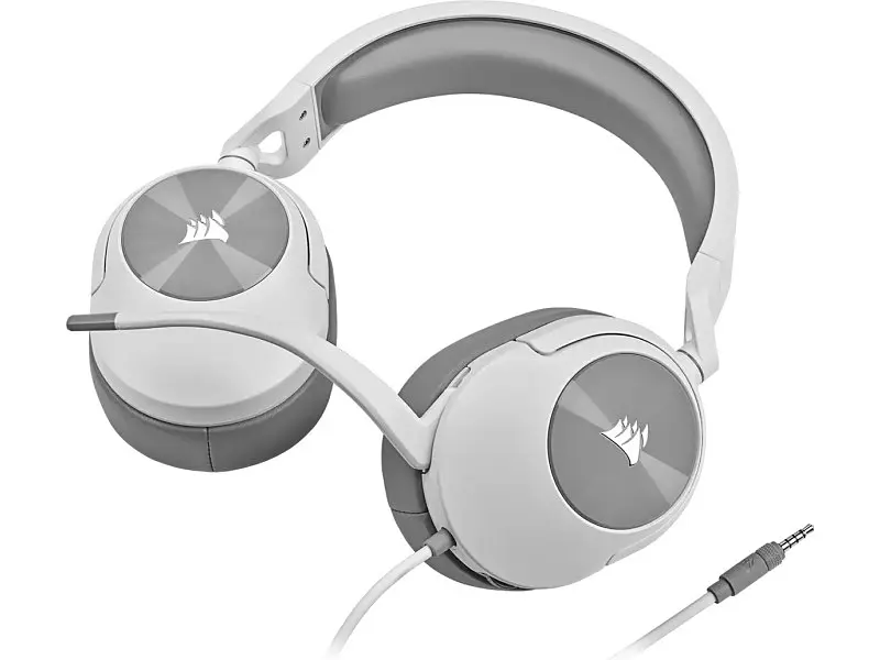 Навушники з мікрофоном Corsair HS55 Stereo White (CA-9011261) - фото 4