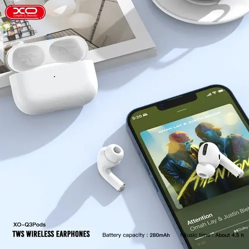 Навушники бездротові XO Q3 Pods bluetooth headset білі - фото 3