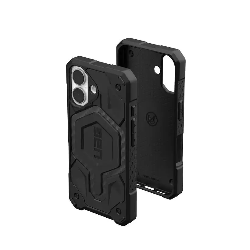 Чохол-накладка Urban Armor Gear Monarch для Apple iPhone 16 Carbon Fiber (114462114242) - фото 5