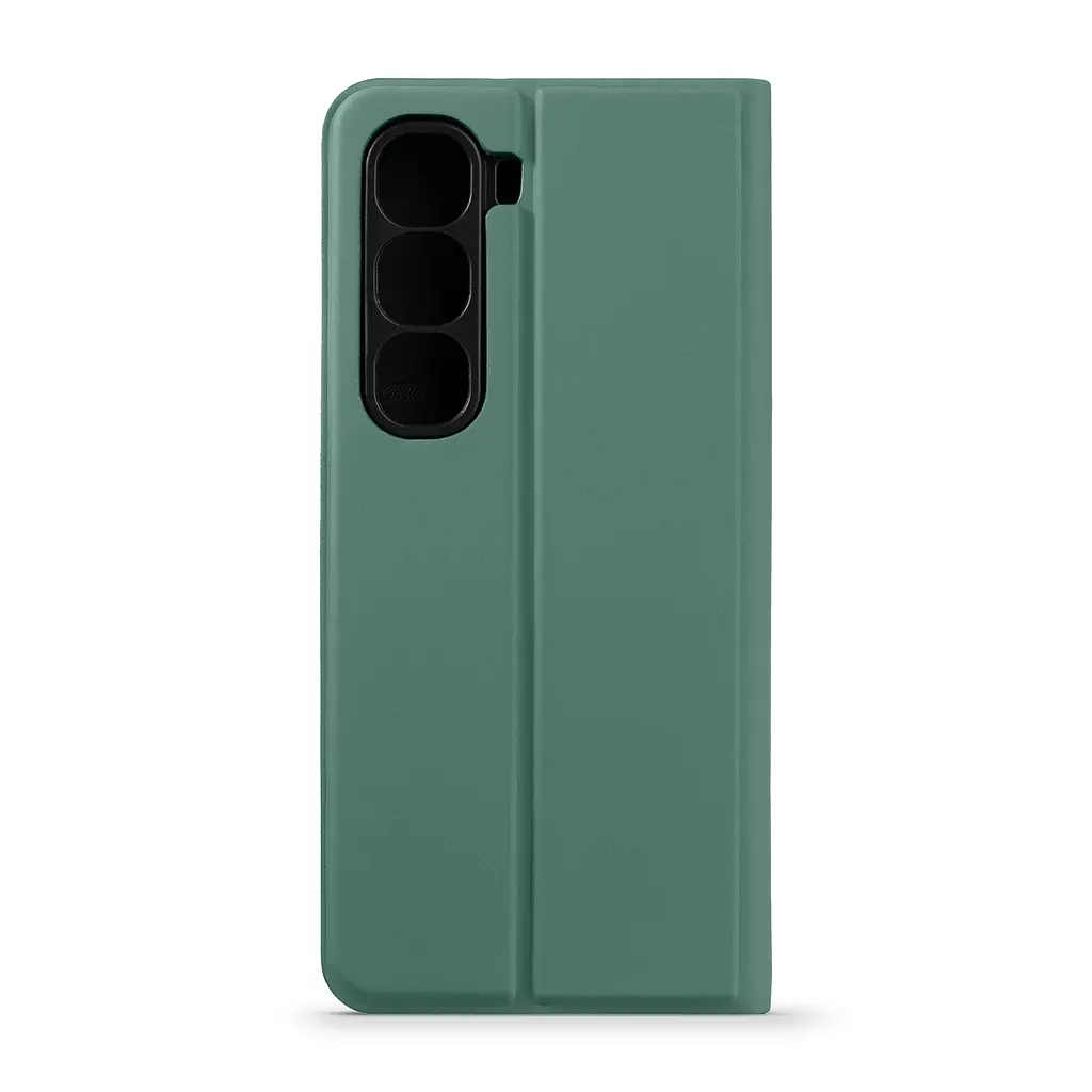 Чехол-книжка для Infinix Hot 60 Pro Plus 4G, OneFold Case, зеленый, из экокожи (PU) и TPU, с магнитом, с подставкой и отделением для карт, трансформируется в подставку, противоударный, защита всего корпуса, ArmorStandart (ARM88701) - фото 2