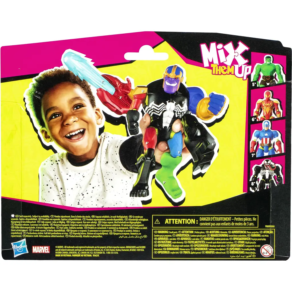 Уцінка. Іграшка-фігурка Hasbro Marvel MixMashers Avengers Thanos (F9266_F9271) - фото 4