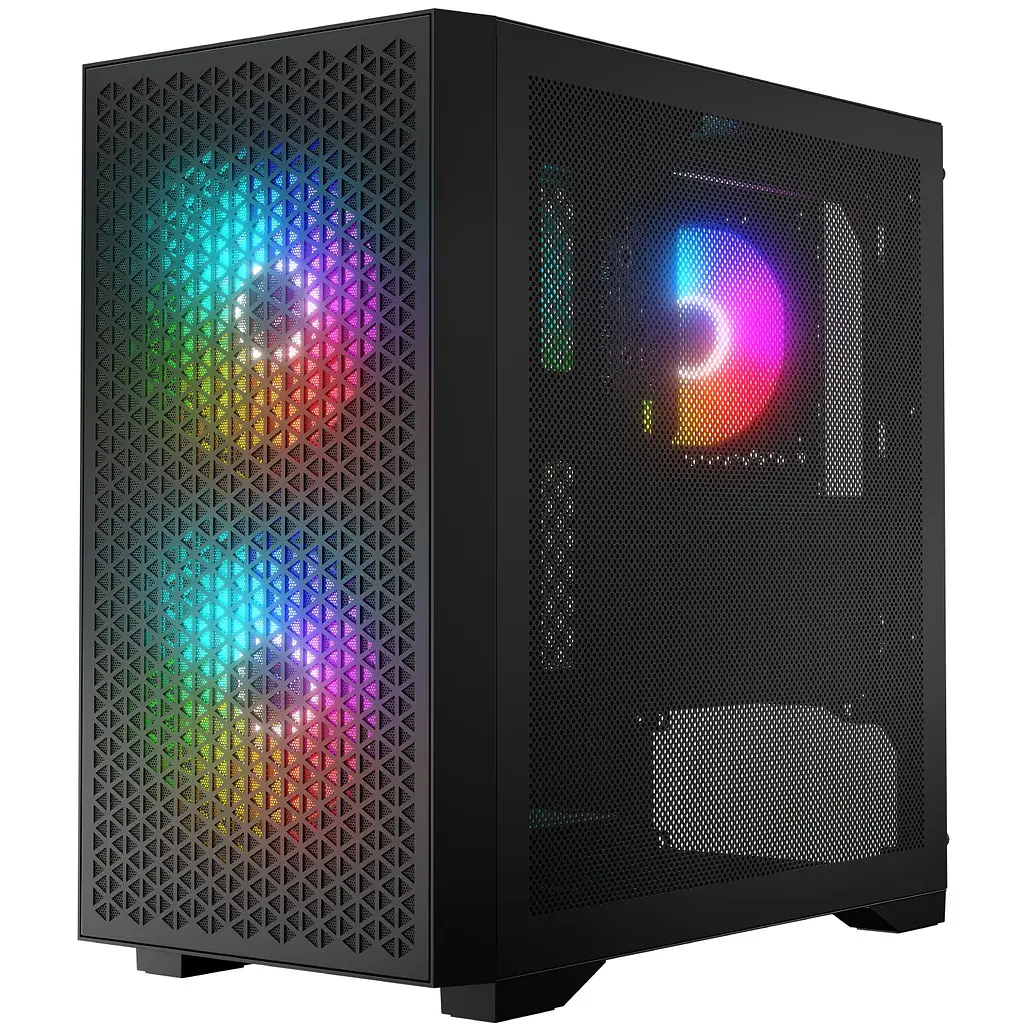 Корпус LogicConcept DART PRO ARGB MINI BLACK MESH fans 3x120mm без БП mATX - фото 2