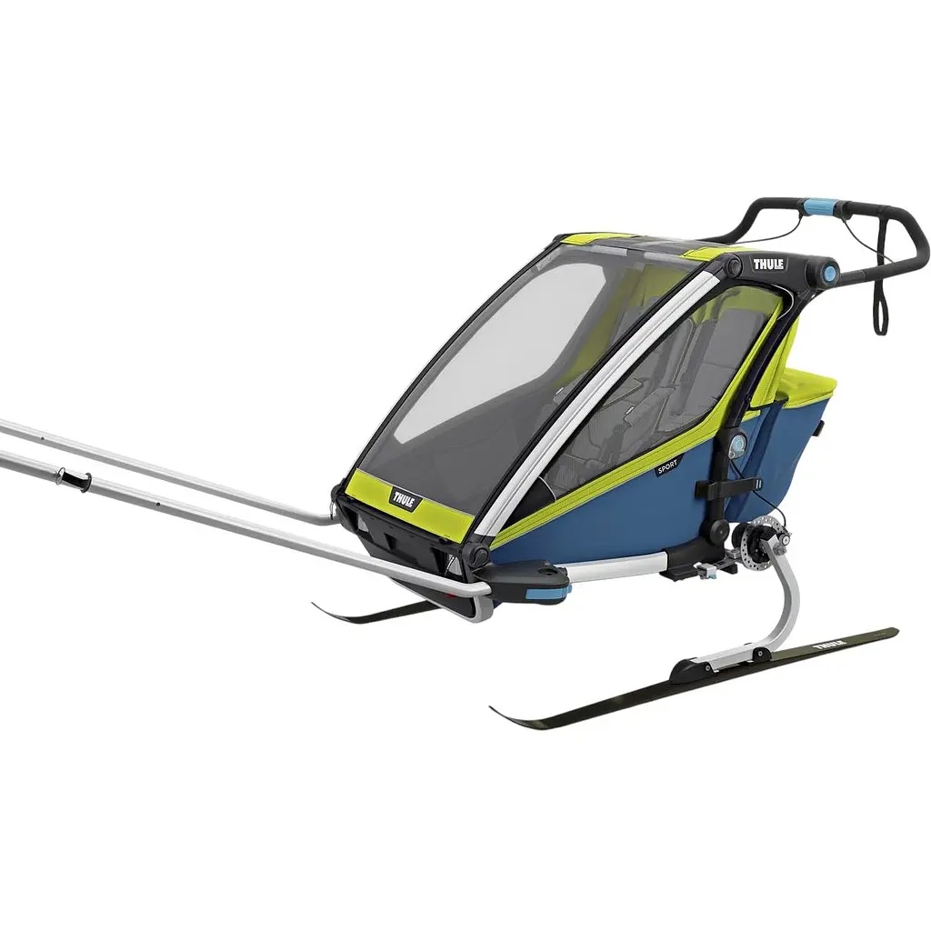 Дитяча коляска Thule Chariot Sport Double (Chartreuse-Mykonos) (TH 10201004) - фото 5