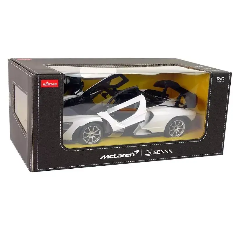 Машинка McLaren Senna белая RASTAR модель 1:14 Автомобиль на дистанционном управлении + пульт 2,4 ГГц - фото 7