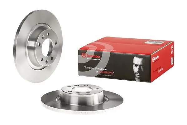 Диск гальмівний невентильований Citroen Jumpy II, Peugeot Expert II 06-25р Brembo (08.A456.10) - фото 2