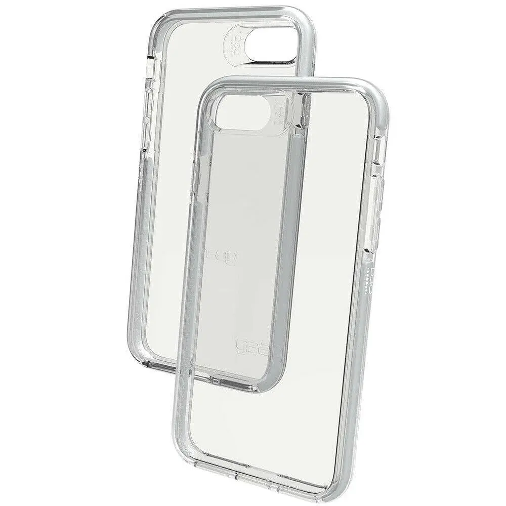 Протиударний прозорий чохол Gear4 Piccadilly D3O з антимікробним покриттям для iPhone 7/8/SE 2 3 2020/2022 (4.7") Silver - фото 4