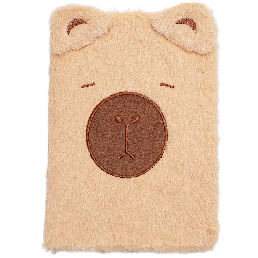 Блокнот плюшевый ZiBi Kids Line Capybara А5 80 листов в клетку, дизайн в ассортименте (ZB.700015) - фото 4