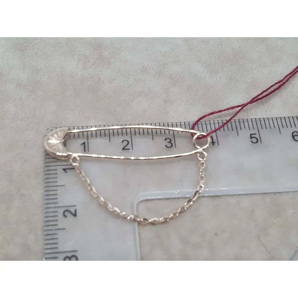 Золота брошка-шпилька Tango. 660157 - фото 3