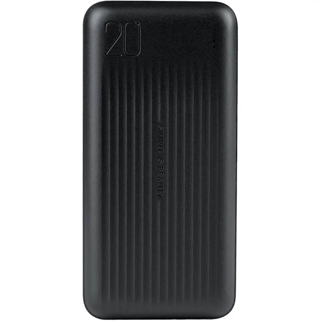 Зовнішній акумулятор XO PB302 20000mAh 10W Black [163283] - фото 3