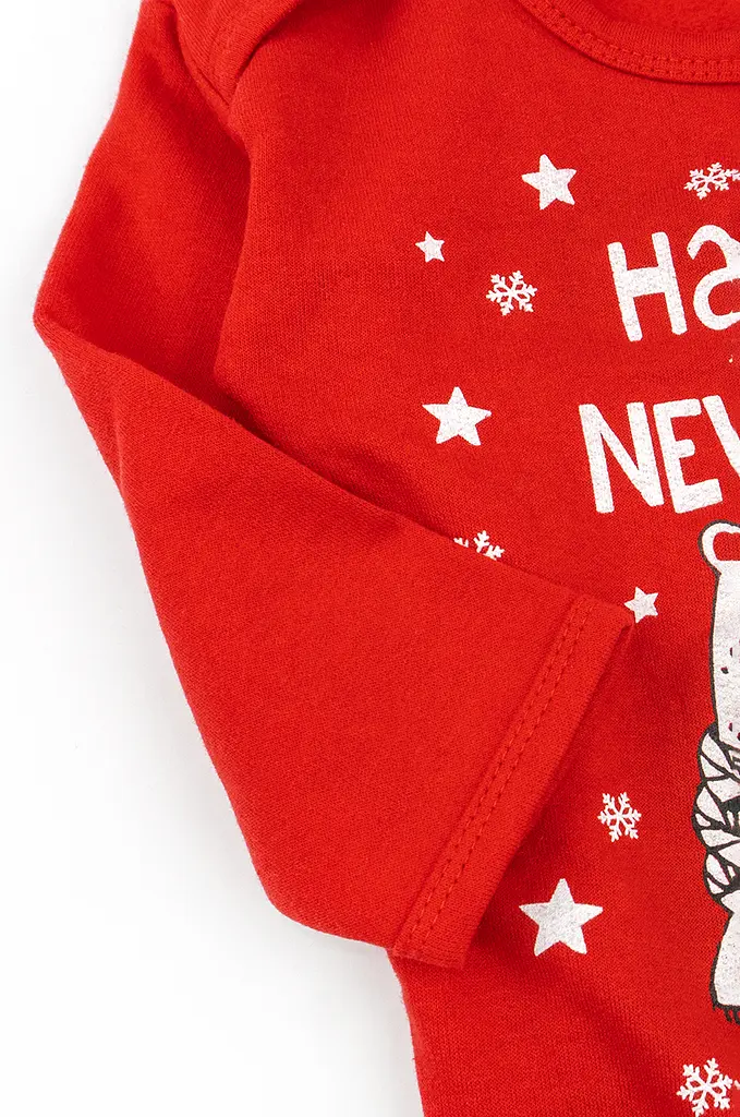 Комплект ясельний з новорічним принтом Happy New Year - фото 3