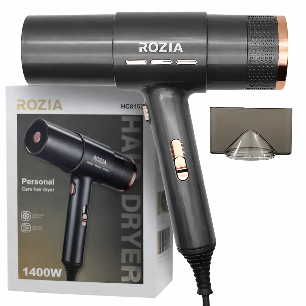 Дорожній фен із концентратором Rozia HC8152 / Фен для волосся / Компактний фен - фото 3