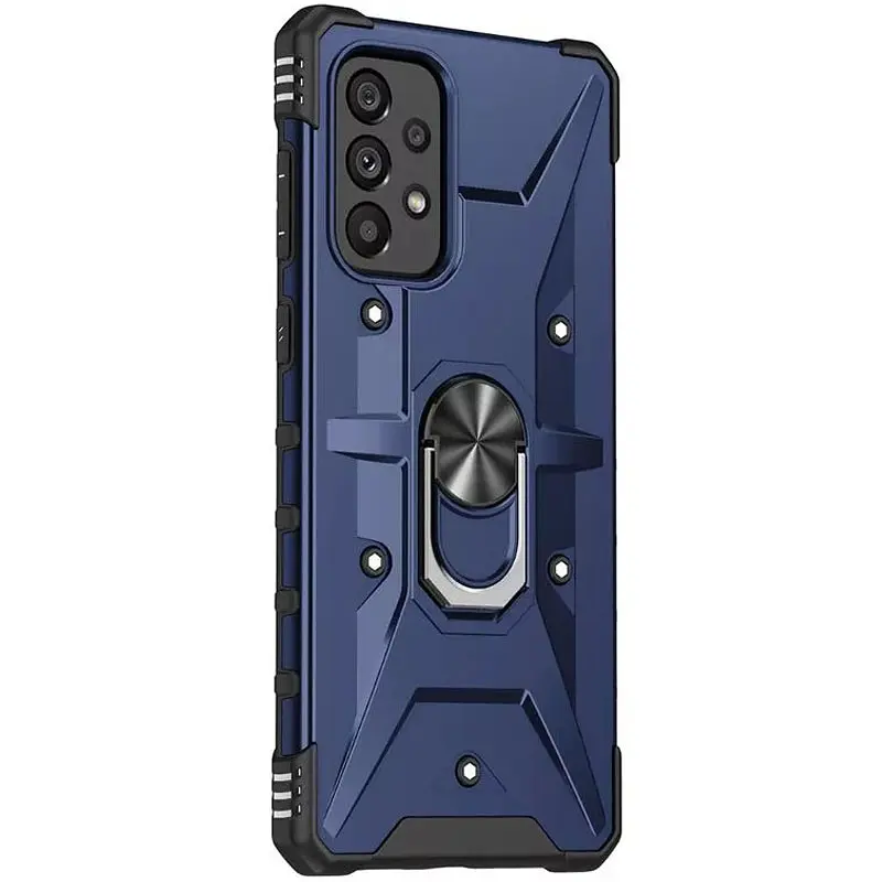 Ударостійкий чохол Pathfinder Ring для Samsung Galaxy A13 4G / A23 4G / M13 4G / M23 5G / A04s Синій / Navy - фото 2