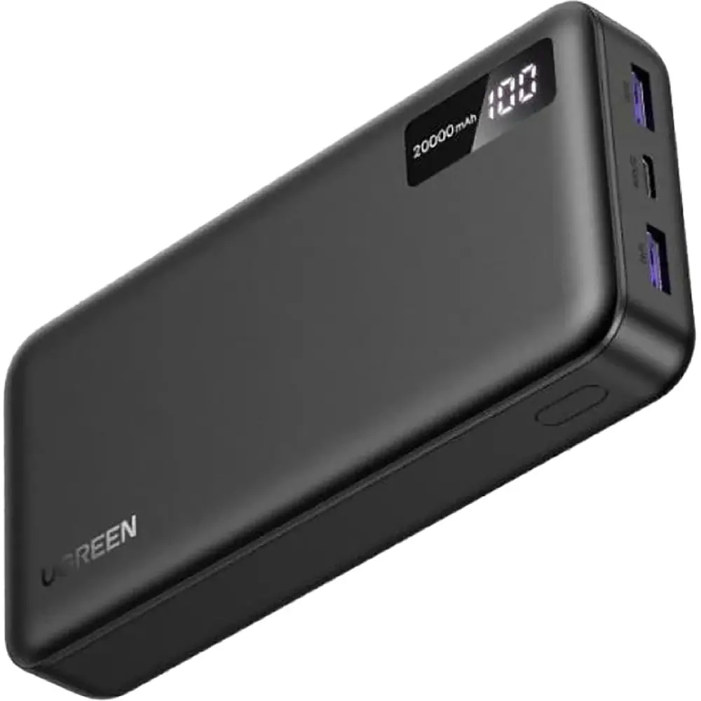 УМБ Ugreen 20000mAh 22,5W PD 2хUSB-A +2xUSB-C Black (PB312) - фото 2