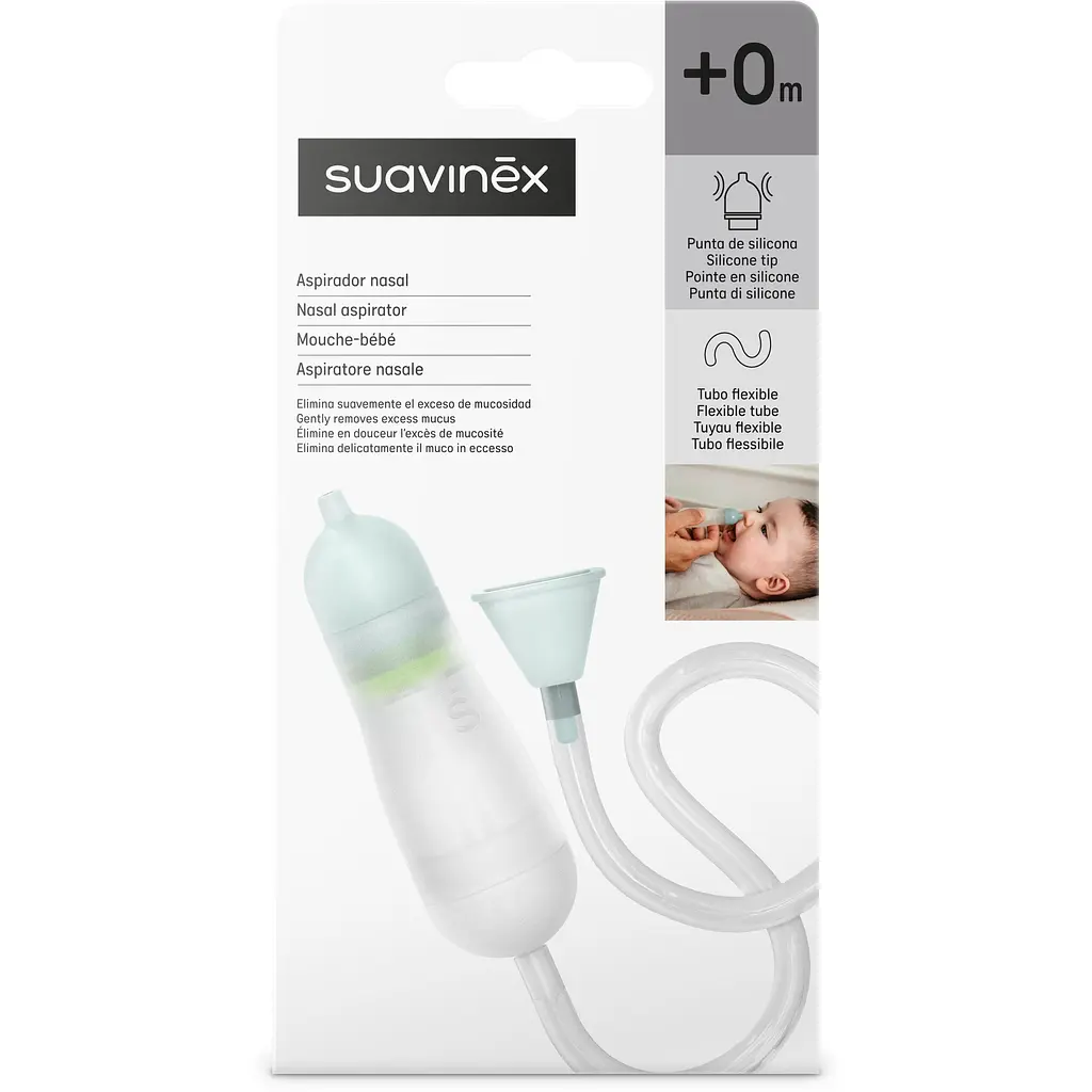 Аспіратор назальний Suavinex з силіконовою трубочкою +0 місяців (308854) - фото 7