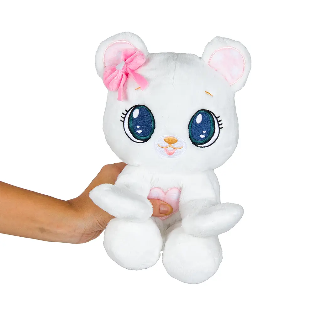 М’яка іграшка Peekapets Ведмедик білий 30 см (907874) - фото 4
