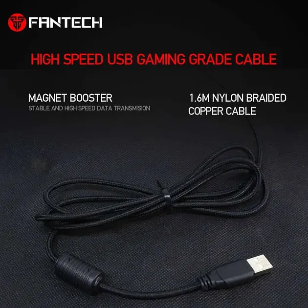 Ігрова клавіатура Fantech Soldier K612 з механічними перемикачами та RGB підсвічуванням (23826-01_829) - фото 8
