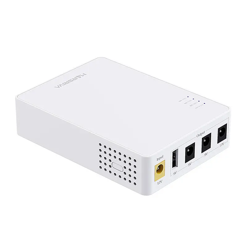 Джерело безперебійного живлення Marsriva DC UPS для роутерів KP3 3xDC+USB OUT 5V/9V/12V, 2А/18W, 10000mAh (37Wh) Li-ion - фото 2