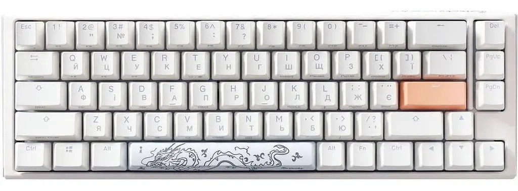 Клавіатура Ducky One 3 SF Cherry MX Red RGB White UA (DKON2167ST-RUAPXPWWWSC1) - фото 2