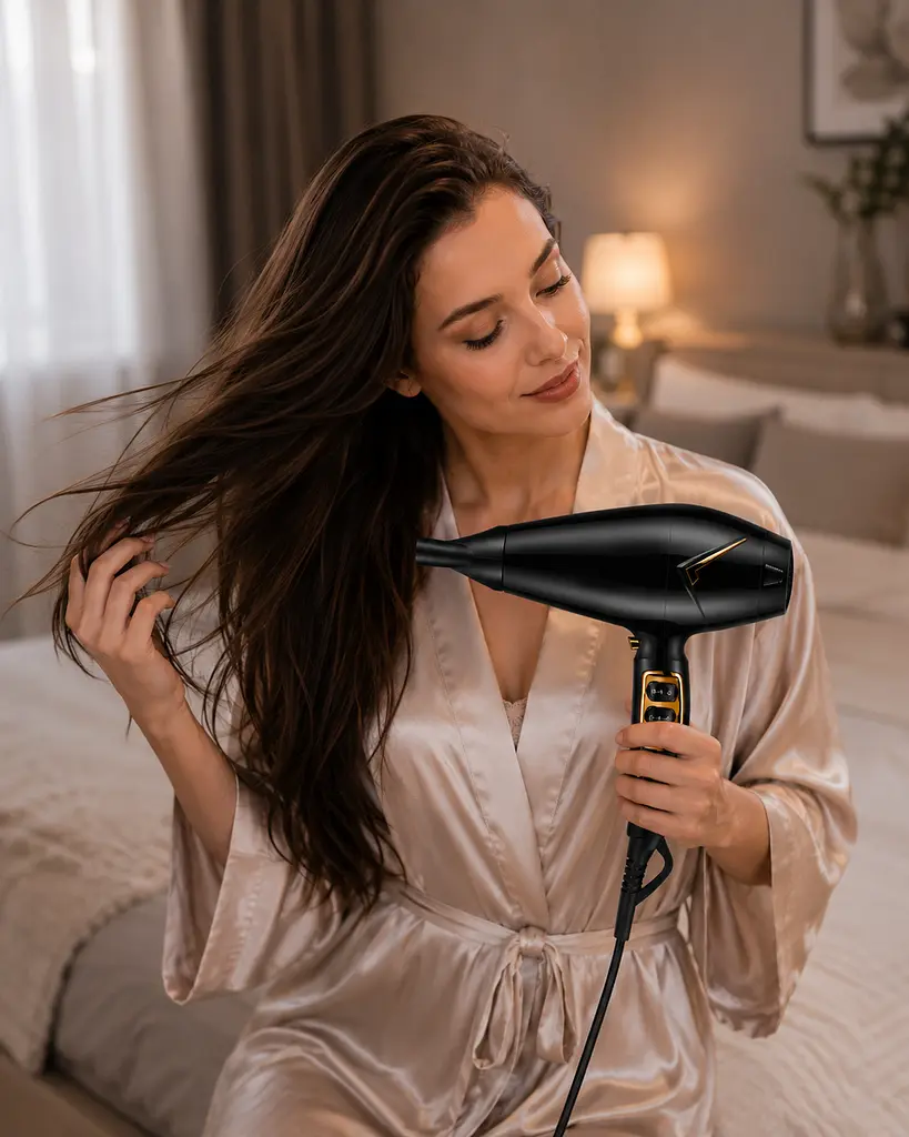 Фен VGR V 423 Black / Фен для сушіння та укладання волосся 2200W / Фен 2 швидкості - фото 4