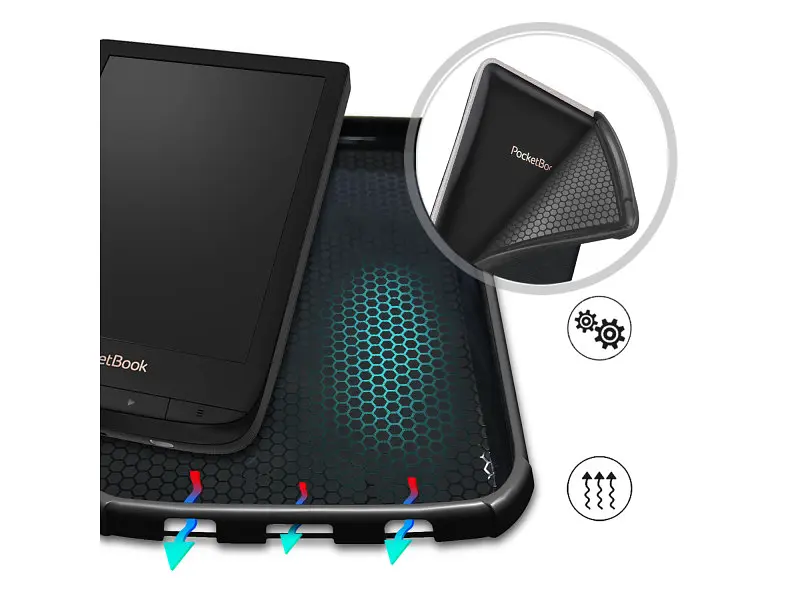 Чохол для електронної книги BeCover Smart Case для Pocketbook 6 616/627/628/632/633 Red (707155) - фото 4