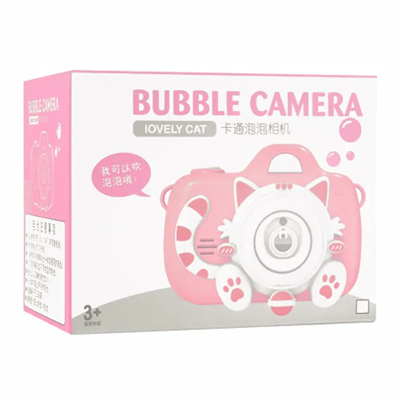 Фотокамера-генератор мильних бульбашок 1001 Kitty Children's camera Pink - фото 5
