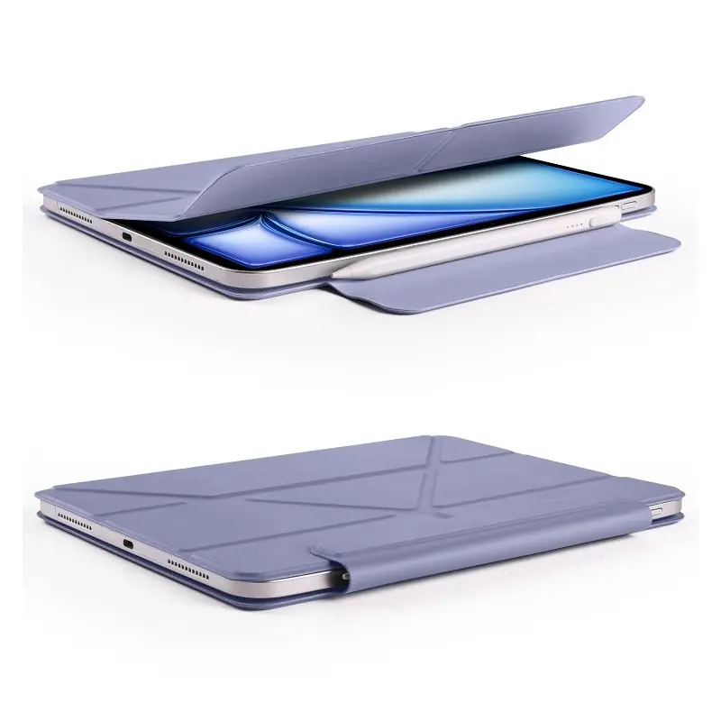 Чохол-книжка BeCover Ultra Slim Origami Magnetic для Apple iPad mini 7 (2024) Насичено-пурпуровий (712950) - фото 3