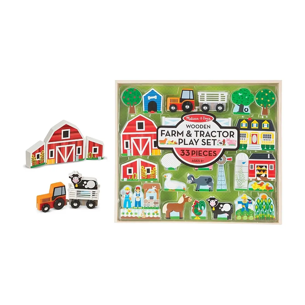 Ігровий набір Melissa & Doug дерев'яний Ферма і трактор (MD14800) - фото 3