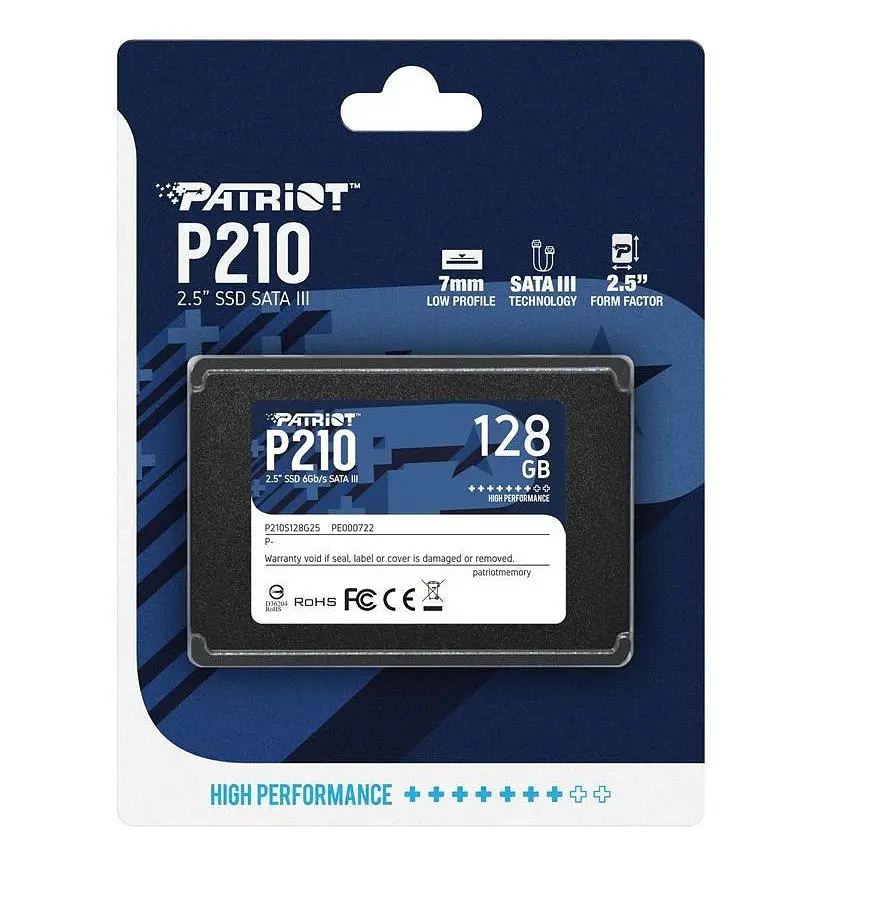 SSD диск 128GB Patriot P-210 2.5 SATAIII TLC 6Gb/s - фото 2