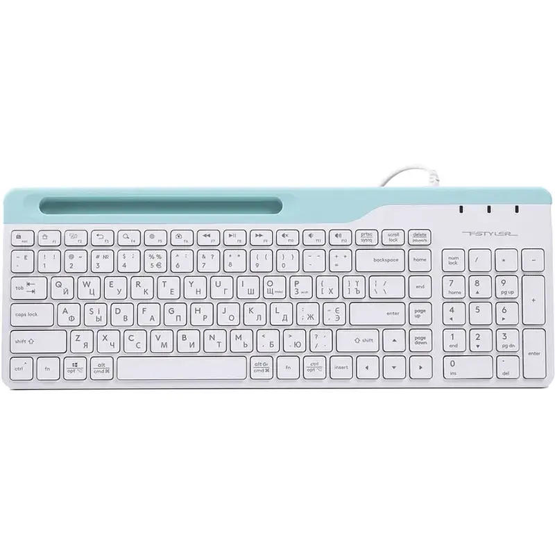 Клавіатура A4-Tech FK25 (White), USB - фото 2