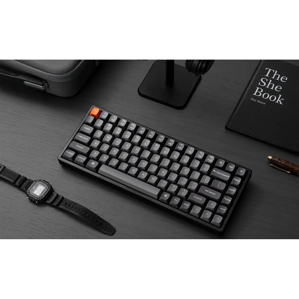 Клавиатура Keychron K2 Max 84 Key RGB Hot-Swap Super Red Switch Black (K2M-J1-UA) [159766] - фото 3