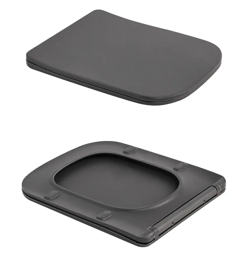 Унітаз підвісний Qtap Tern Ultra Quiet, Anthracite, з сидінням Slim Duroplast / Soft-close / Quick Release QTTER26AN48999 - фото 7