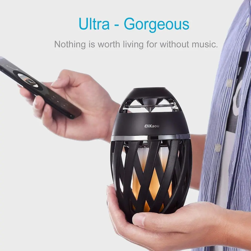 Уличный Bluetooth-динамик, уникальные подарки для мужчин, папа, водонепроницаемый беспроводной динамик с фонариком, BT5.0 - фото 4