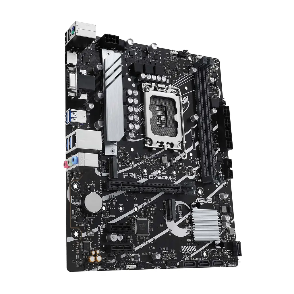 Материнская плата PRIME B760M-K s1700 B760 2xDDR5 M.2 HDMI D-Sub mATX Asus teh0018969 - фото 4