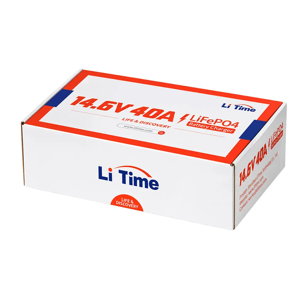 Зарядний пристрій для акумуляторних батарей LiFePO4 14.6V/40A LiTime L12V40A-BCHA-Y (44-00538) - фото 11