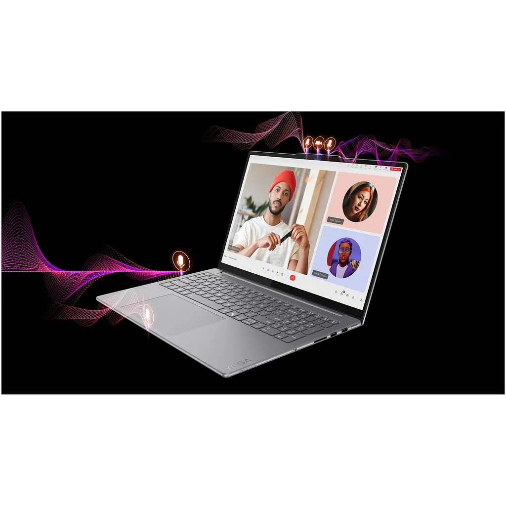 Ноутбук Lenovo Yoga Pro 9 16IAH10 Intel Core Ultra 7 255H до 5, 1 ГГц, 16 2, 8K, WQXGA+, OLED, 120 Гц, 32 ГБ LPDDR5x, 1 ТБ SSD, NVIDIA GeForce RTX 5070 8 ГБ GDDR7, Windows 11 Pro, Luna Grey - фото 30