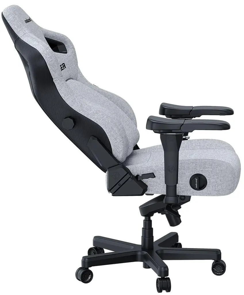 Ігрове крісло Anda Seat Kaiser 4 Size XL Gray Linen Fabric (AD12YDDC-XLL-20-G-CF) - фото 3