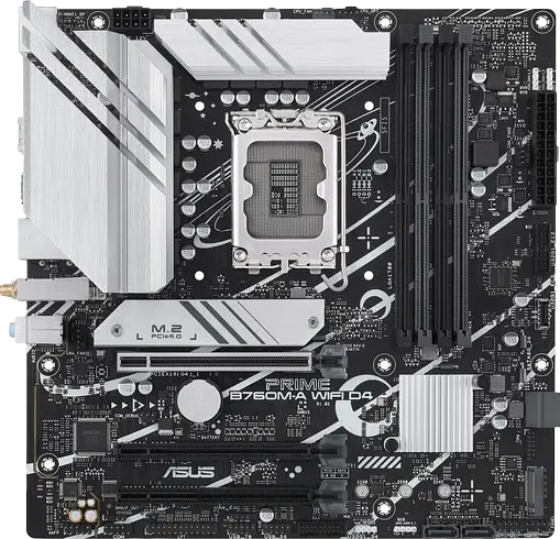 Материнська плата Asus B760M-A Prime Wi-Fi D4 LGA 1700 (PRIME B760M-A WIFI D4) Б/В - фото 4