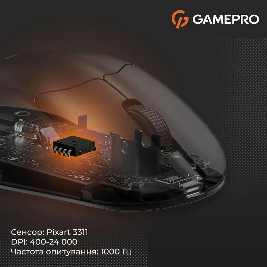 Мышь GamePro Genesis Avenger Black (GM096B) - фото 12